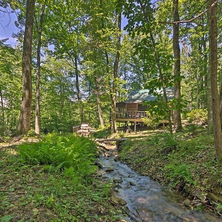 Creekside Cabin With Deck In Pisgah Forest! Barnardsville Luaran gambar