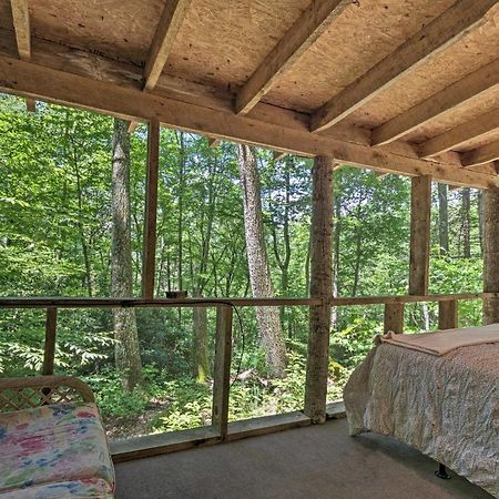 Creekside Cabin With Deck In Pisgah Forest! Barnardsville Luaran gambar