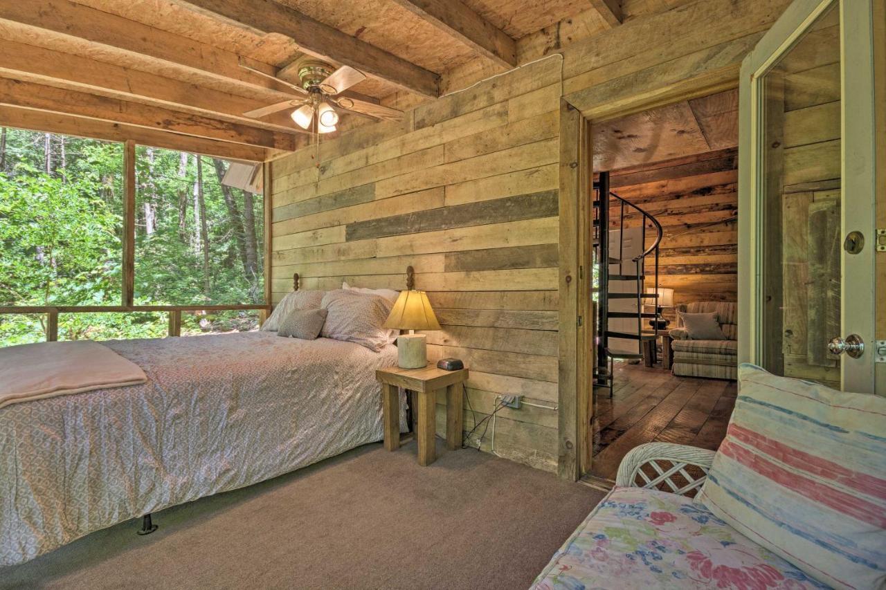 Creekside Cabin With Deck In Pisgah Forest! Barnardsville Luaran gambar