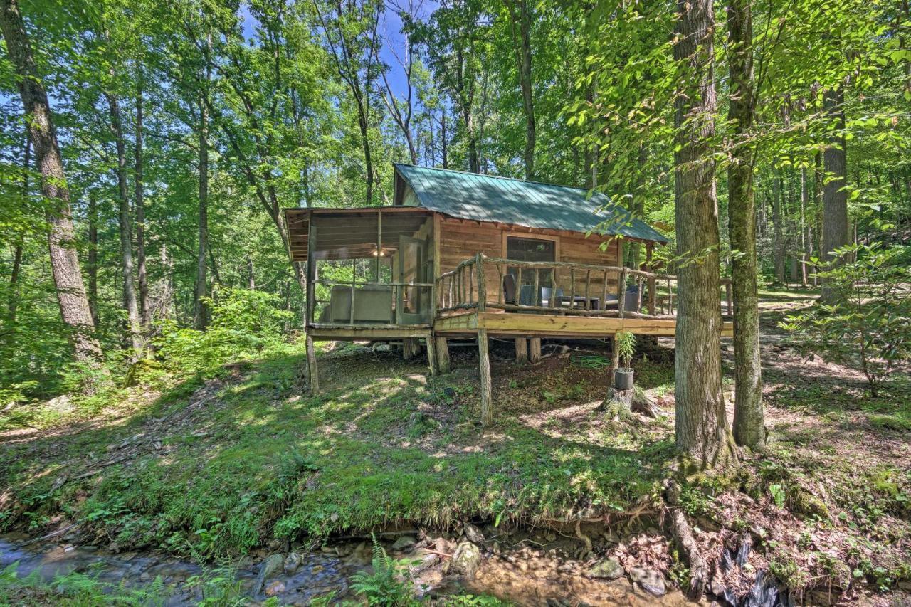 Creekside Cabin With Deck In Pisgah Forest! Barnardsville Luaran gambar