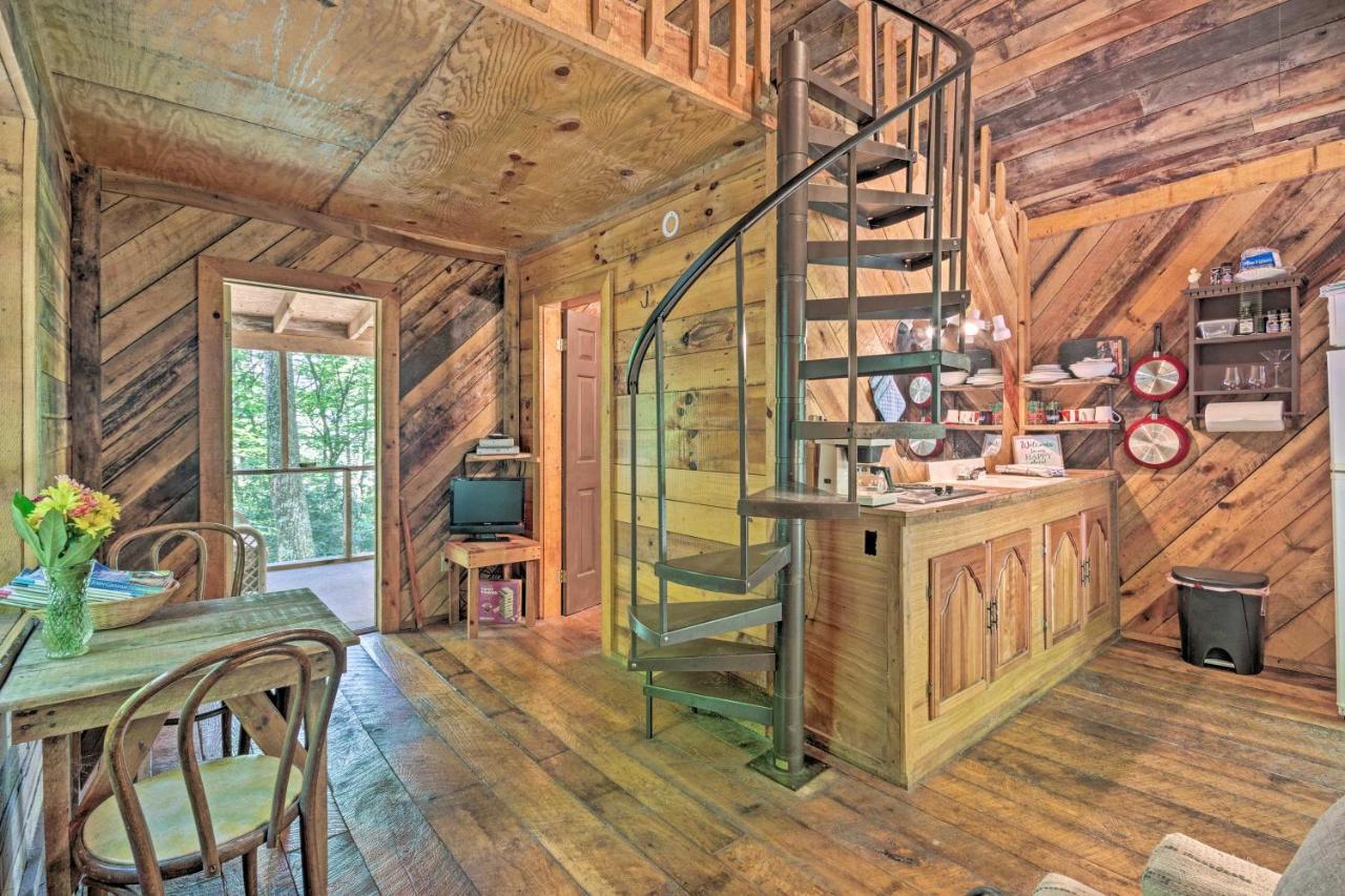 Creekside Cabin With Deck In Pisgah Forest! Barnardsville Luaran gambar