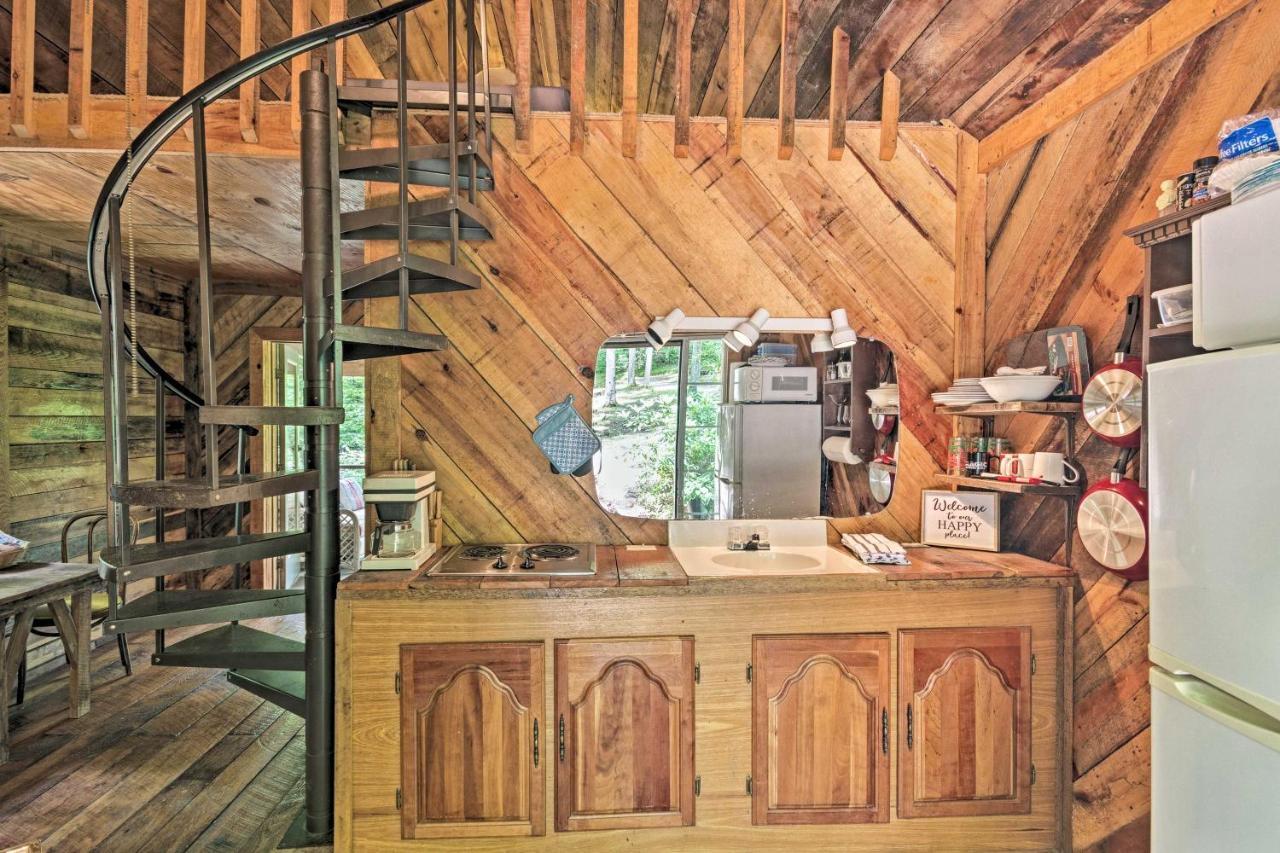 Creekside Cabin With Deck In Pisgah Forest! Barnardsville Luaran gambar