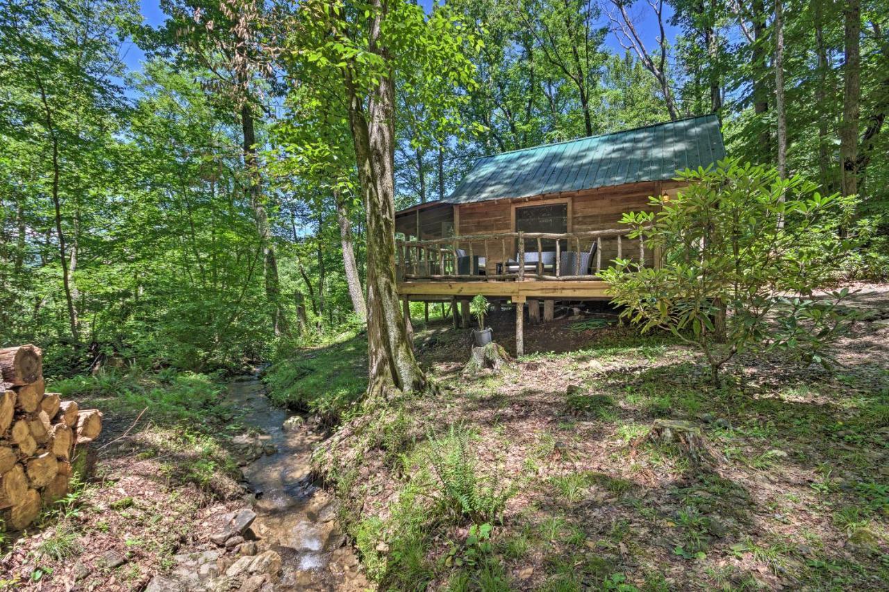 Creekside Cabin With Deck In Pisgah Forest! Barnardsville Luaran gambar